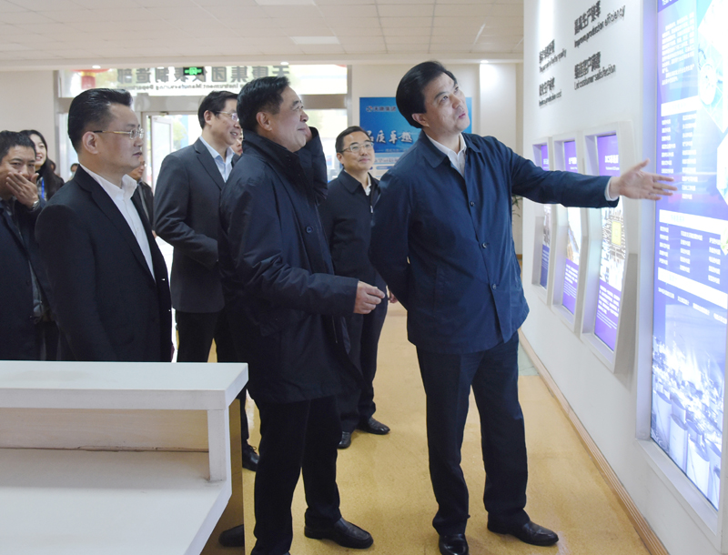 安徽省委常委、省委秘書長、統戰部長陶明倫一行來安徽天康集團調研工作。